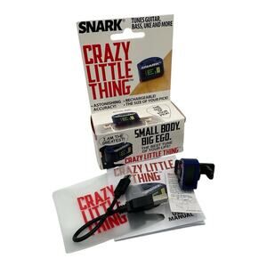 Snark CLT-1 Crazy Little Thing Clip-On Rechargeable Guitar Instrument Tuner